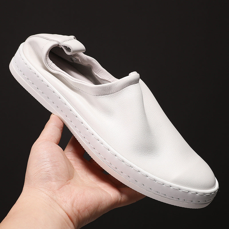 Men's Summer Comfortable Breathable Korean Fashion White Men's Sports Shoes