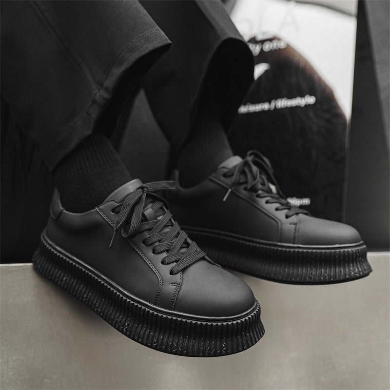 Men's Trendy Platform Hight Increasing Board Biscuit Casual Shoes