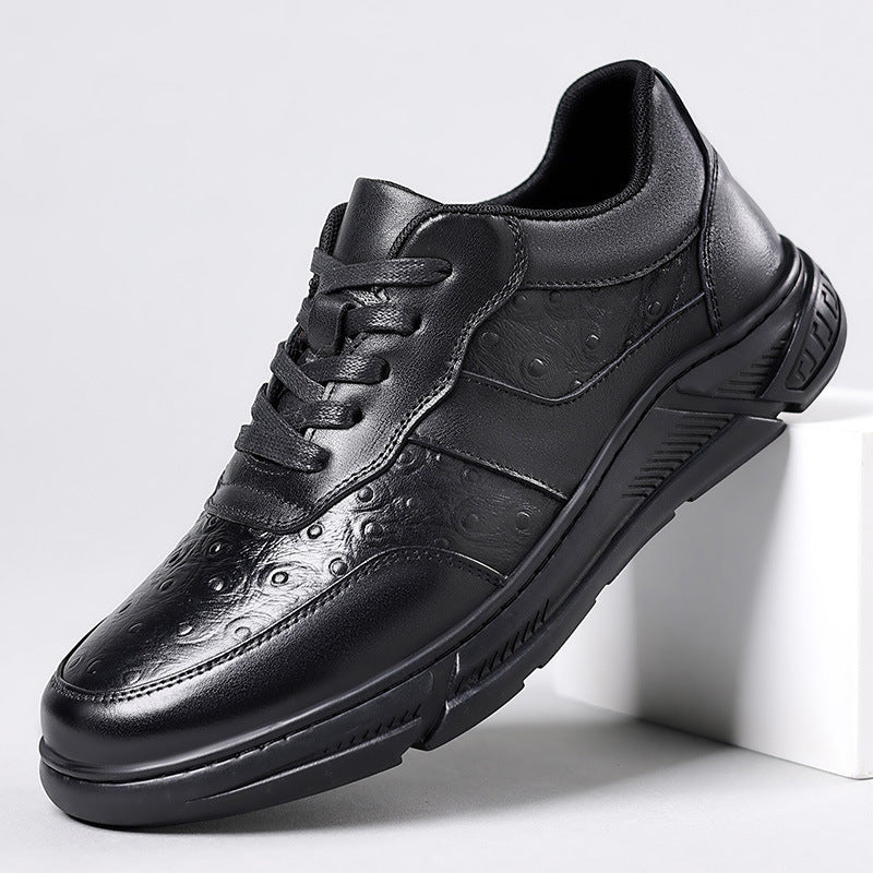 Men's Genuine Sports Top Layer Cowhide Hand Men's Shoes