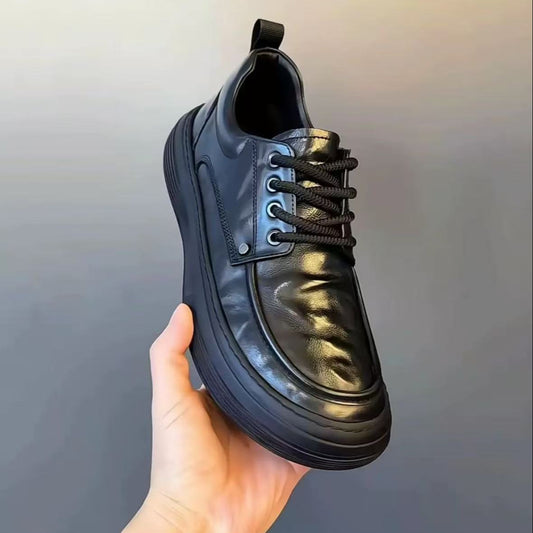 Men's Winter Plus Veet Genuine Autumn Trendy Men's Business Leather Shoes