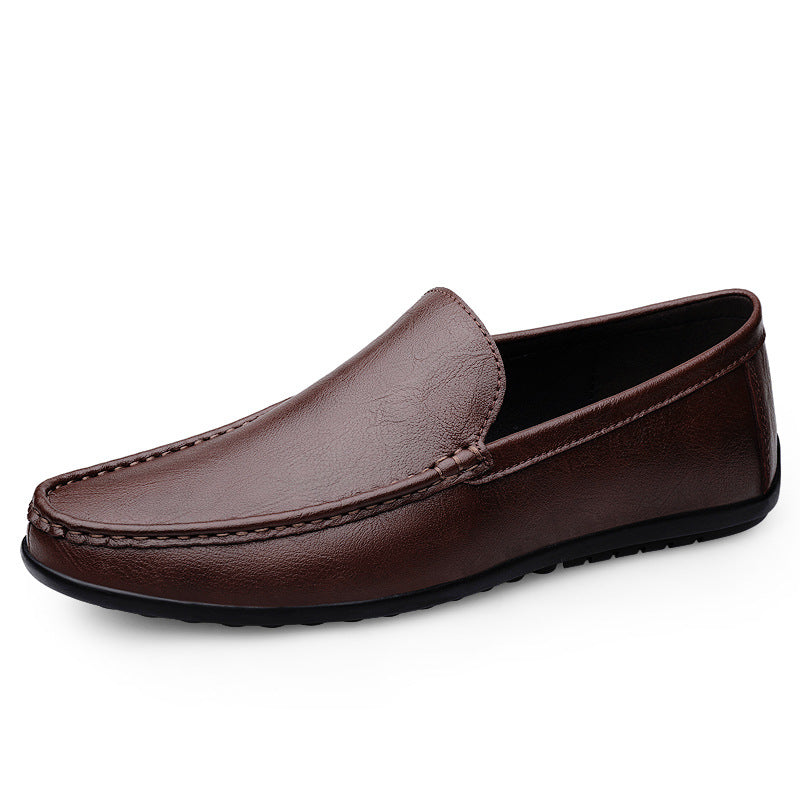 Men's Pedal Genuine Lazy Doug Feeling Soft Bottom Business Men's Casual Shoes