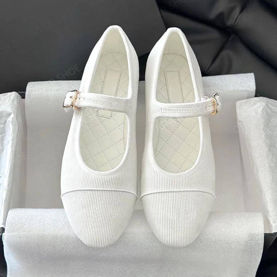 Style Genuine Strap Ballet Female Vintage Low-cut Mary Women's Casual Shoes