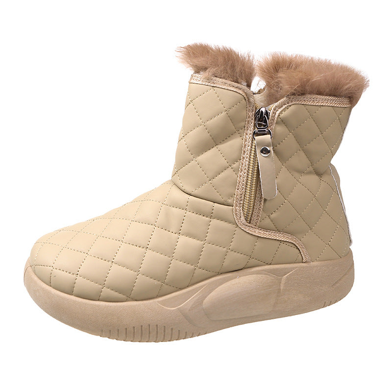 Women's Height Increasing Winter Fleece-lined Warm Thick Boots