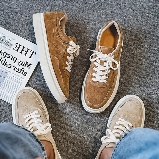 Graceful Men's Summer Retro Fashion White Men's Shoes