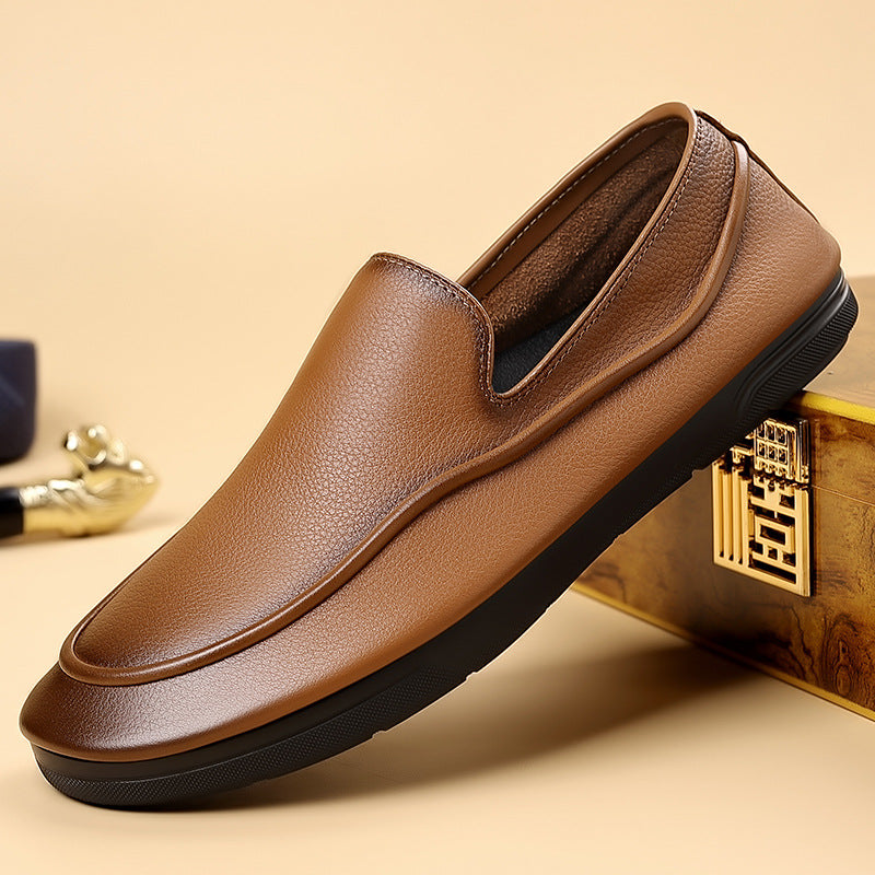 Men's Formal Wear Big Toe Thick Bottom Men's Casual Shoes