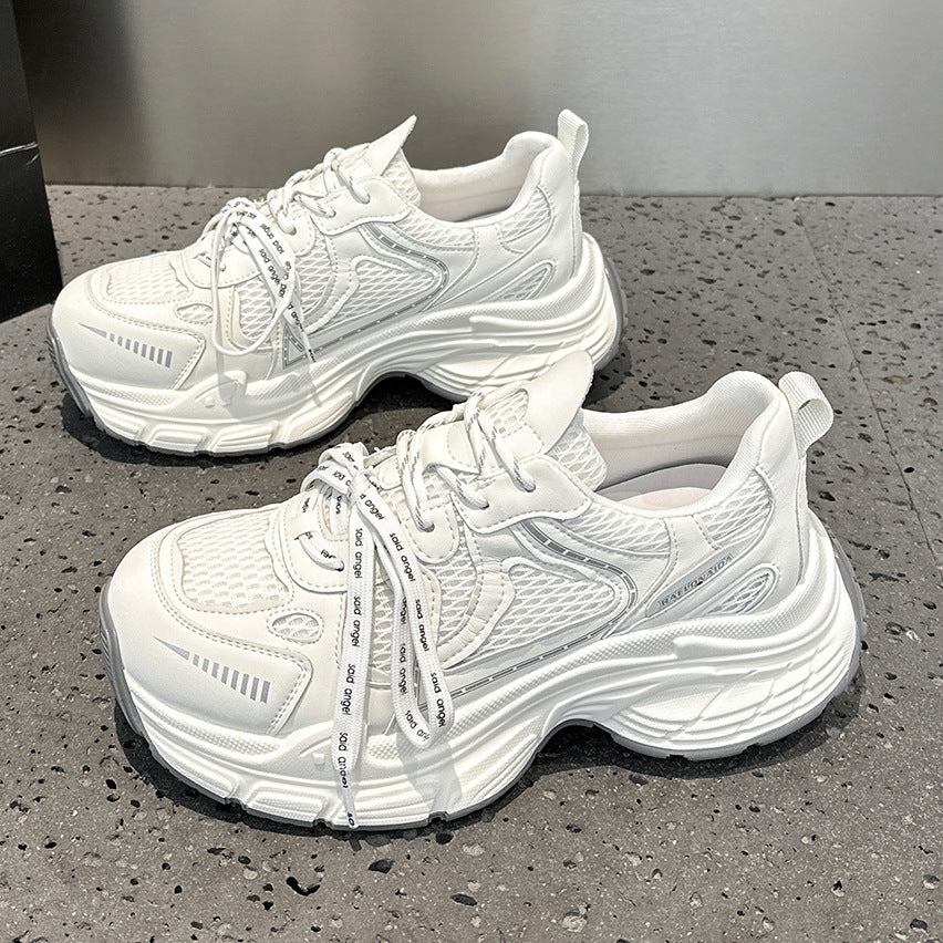 Women's Thick-soled Heightened Daddy Lightweight Little Wild Women's Sports Shoes