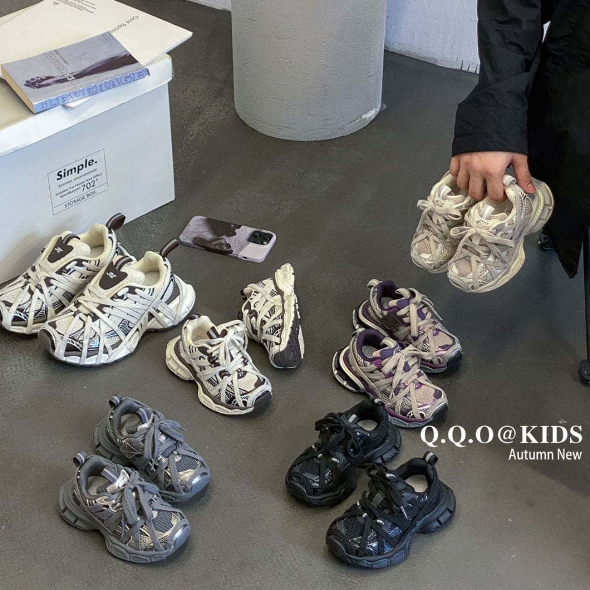 Children's Spring Paris Dad Korean Style Running Children's Sports Shoes