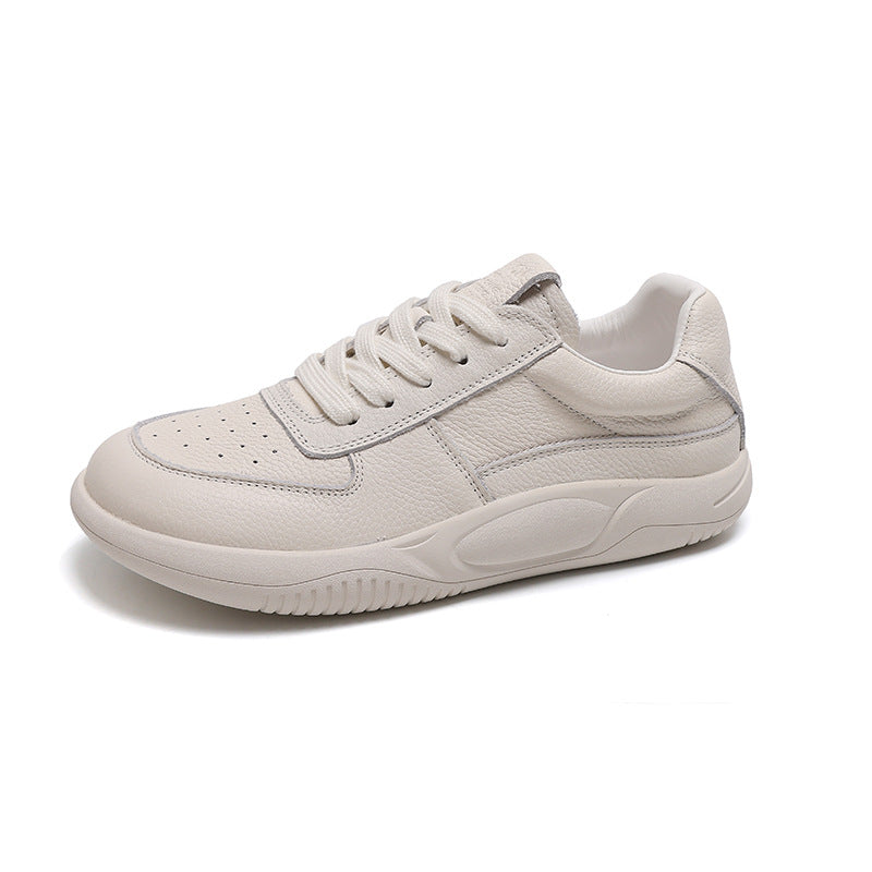 Women's Thin White Breathable Flat Retro Versatile Sports Women's Casual Shoes