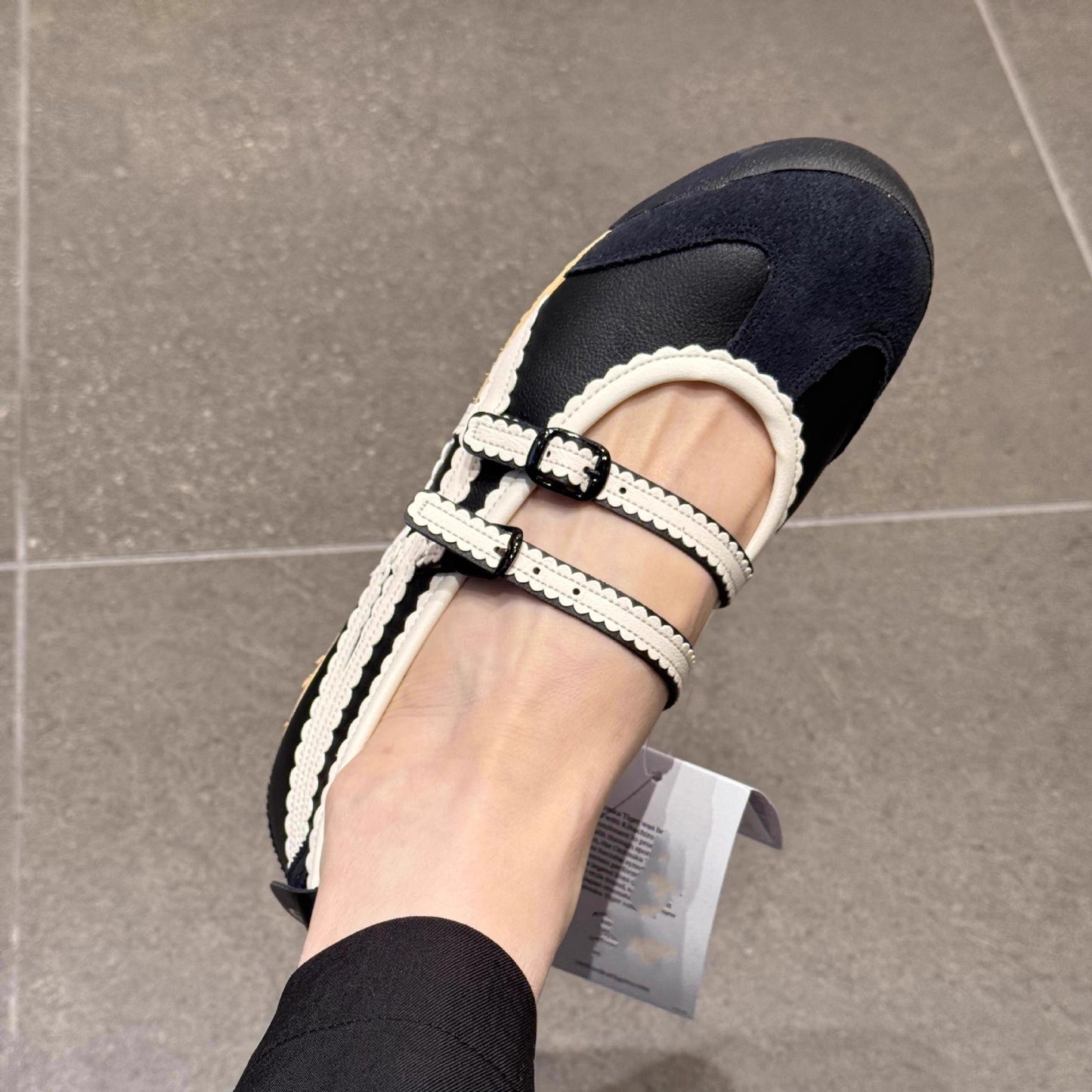 Women's Sheepskin Version Style With Flat Bottom Ballet Low-cut Mary Women's Fashion Shoes