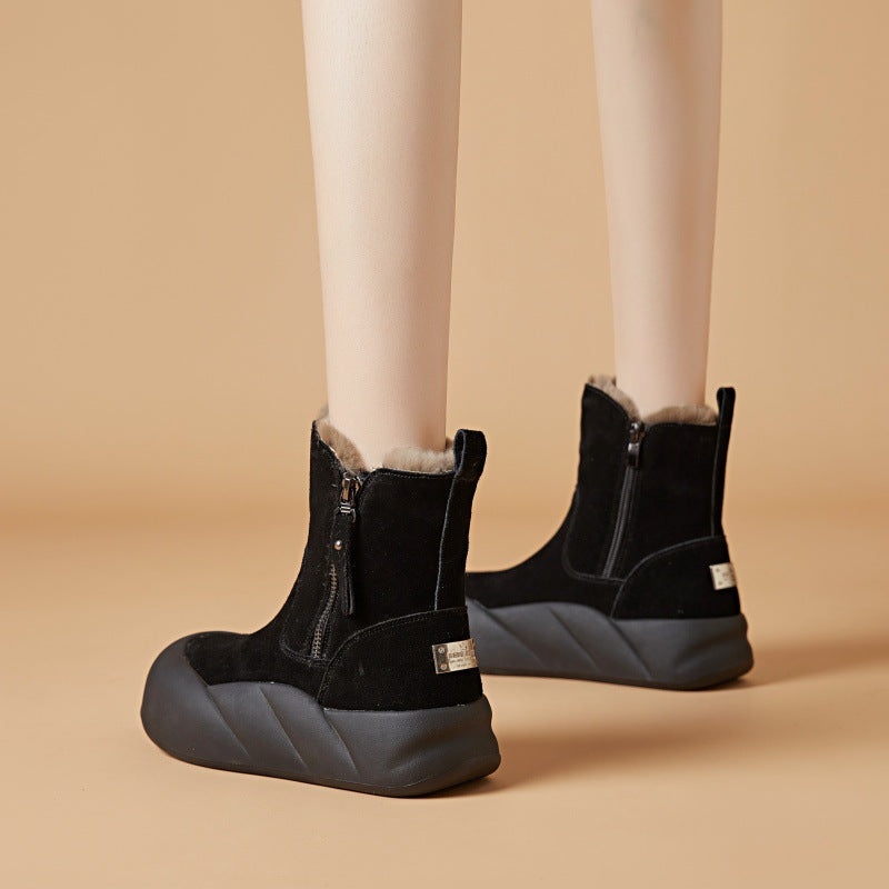 Women's Thick Winter Warm Short Minus Northeast Snow Boots