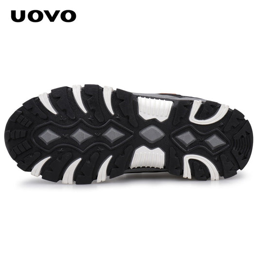 Medium Large Outdoor Climbing Boys Hiking Oxford Cloth Waterproof Boots