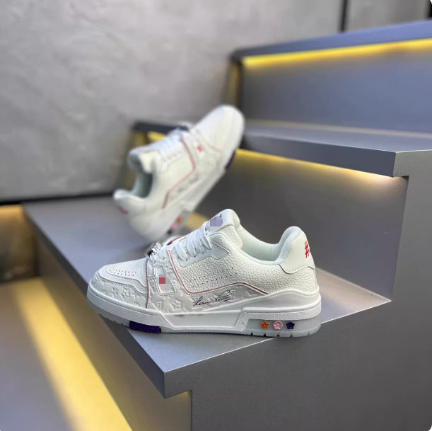 Men's Trendy Solid Color Thick Bottom Fashion Men's Sports Shoes