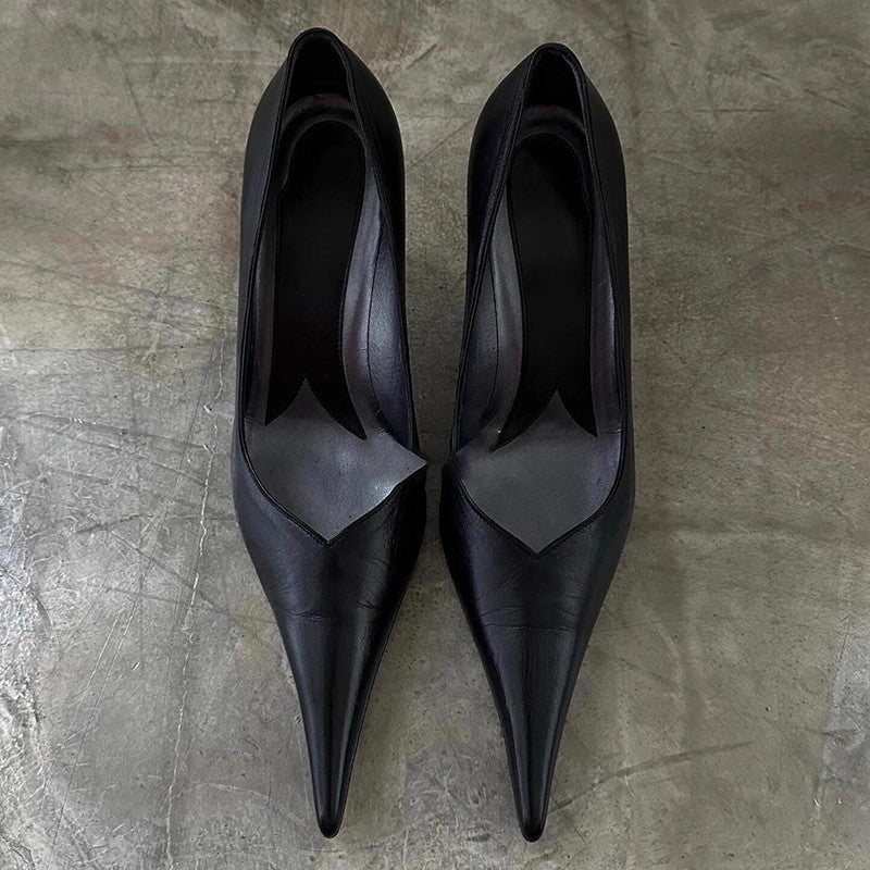 Women's Pointed Stiletto Hot Lengthened High Simple Heels