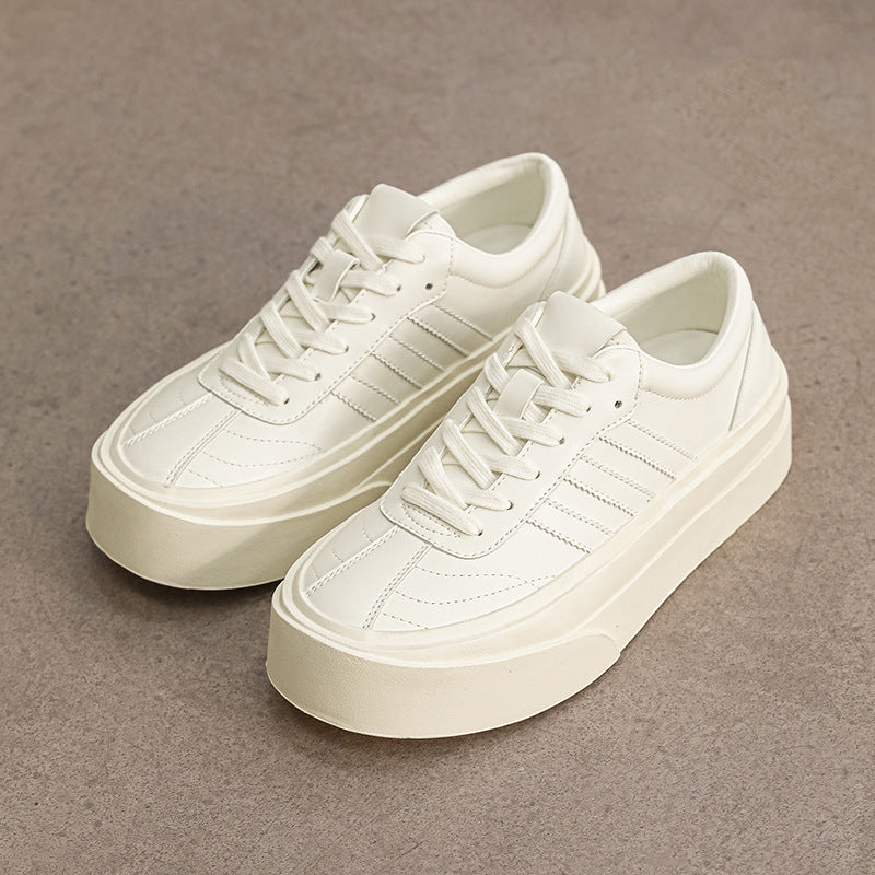 Men's Spring Retro Minority German Training Color Matching Thick Men's Board Shoes