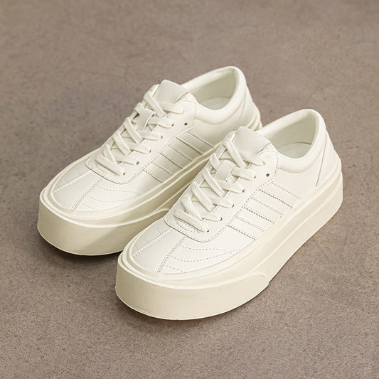 Men's Spring Retro Minority German Training Color Matching Thick Men's Board Shoes