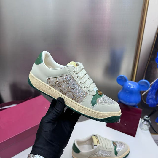 Women's & Men's Rhinestone Starry Dirty Sports Leisure Couple Women's Board Shoes