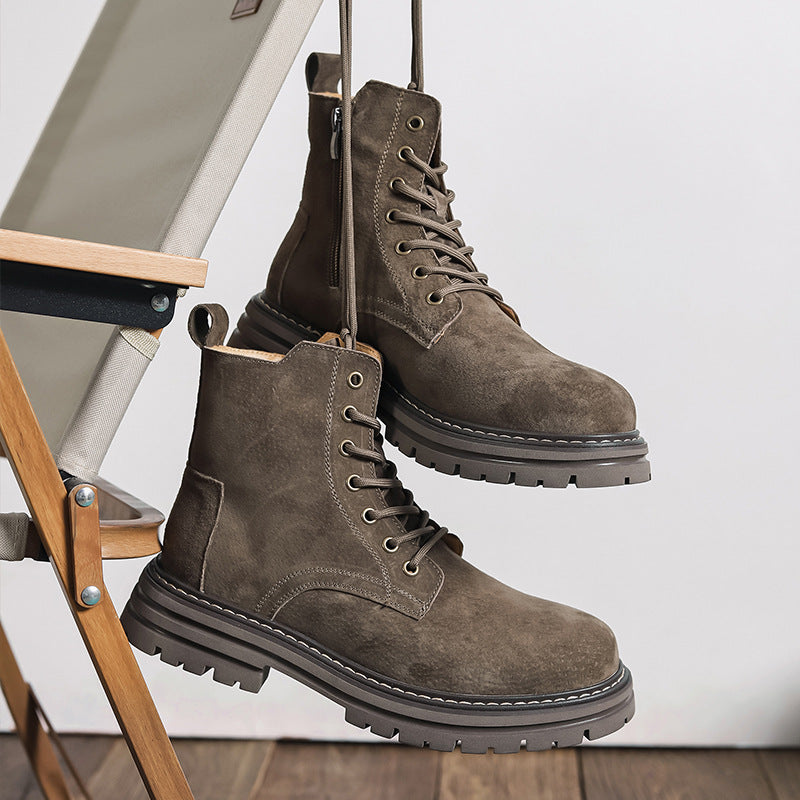 Men's Martin Autumn British Retro Soft Working Boots