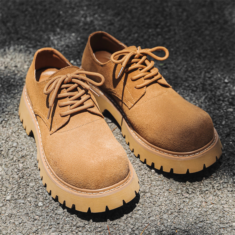 Men's Autumn Trendy Board Martin British Suede Men's Casual Leather Shoes