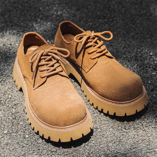 Men's Autumn Trendy Board Martin British Suede Men's Casual Leather Shoes
