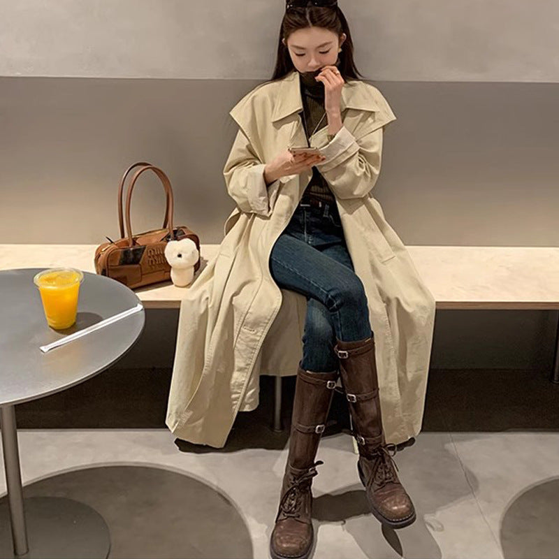 Belt Buckle Retro Chunky Tube Knight Boots