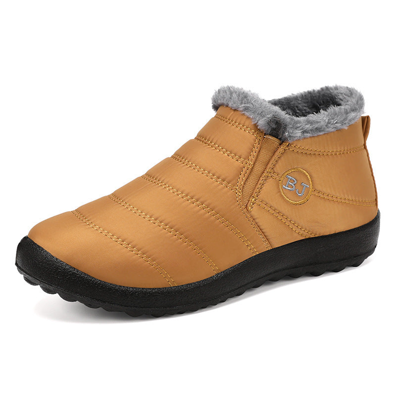 Cotton Winter Couple Veet Thickened Polyurethane Women's Shoes