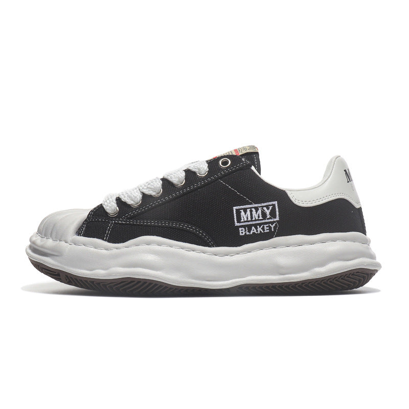 Dissoed Lovers Large Size Height Increasing Canvas Shoes