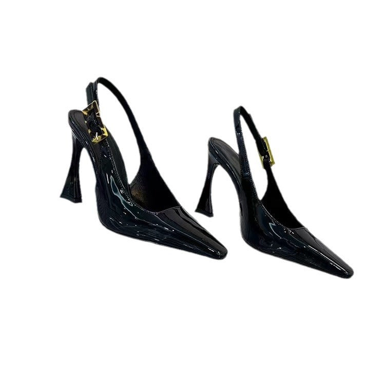 Women's High Show Low-cut Square Toe Outer Women's Shoes