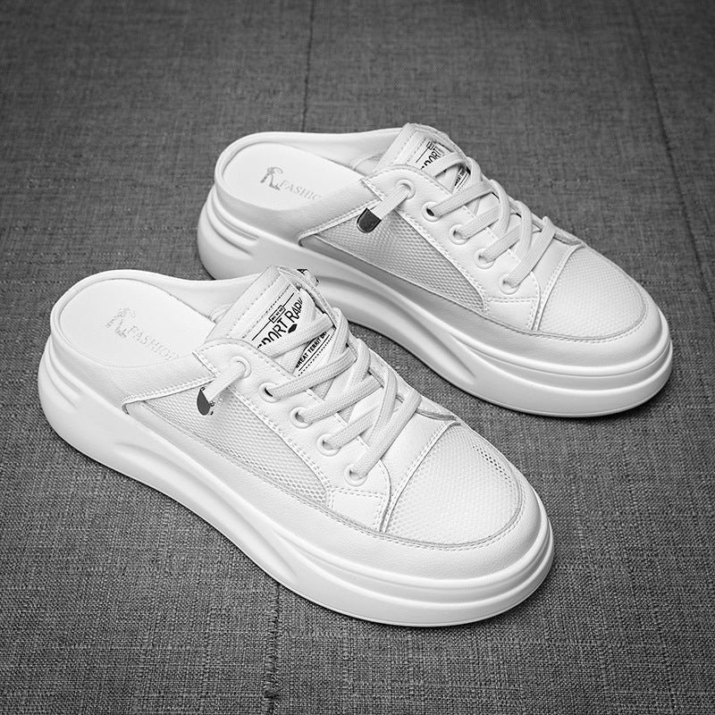 Women's Thick Bottom Increased Half Summer Mesh Casual Shoes