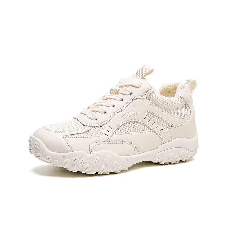 Women's Mesh Breathable Thick Bottom Versatile Crescent Women's Sports Shoes