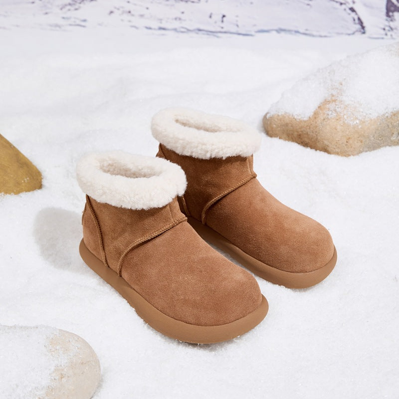 Women's Increasing Insole Fleece-lined Thickened Fur Integrated Women's Snow Boots