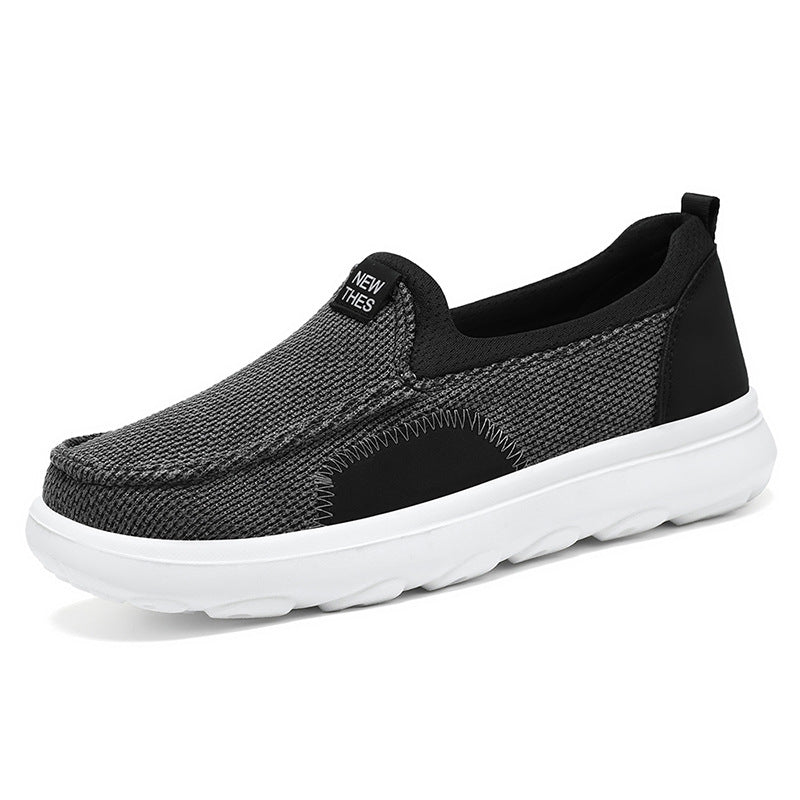 Men's Live Broadcast Fashion Dad Slip-on Old Men's Shoes