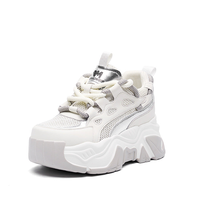 Women's Thick-soled Heightened Daddy Summer Trendy Muffin Sneakers