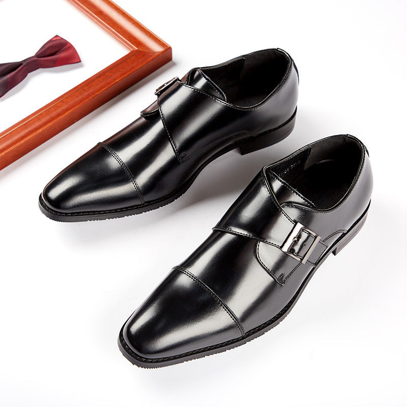 Men's Formal Wear Gentleman Pumps Office Wedding Men's Business Leather Shoes