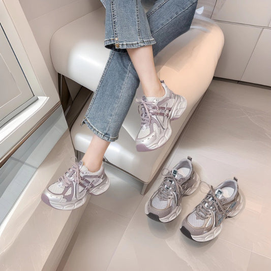 Women's Spring Korean Style Small Lightweight Raise Sneakers