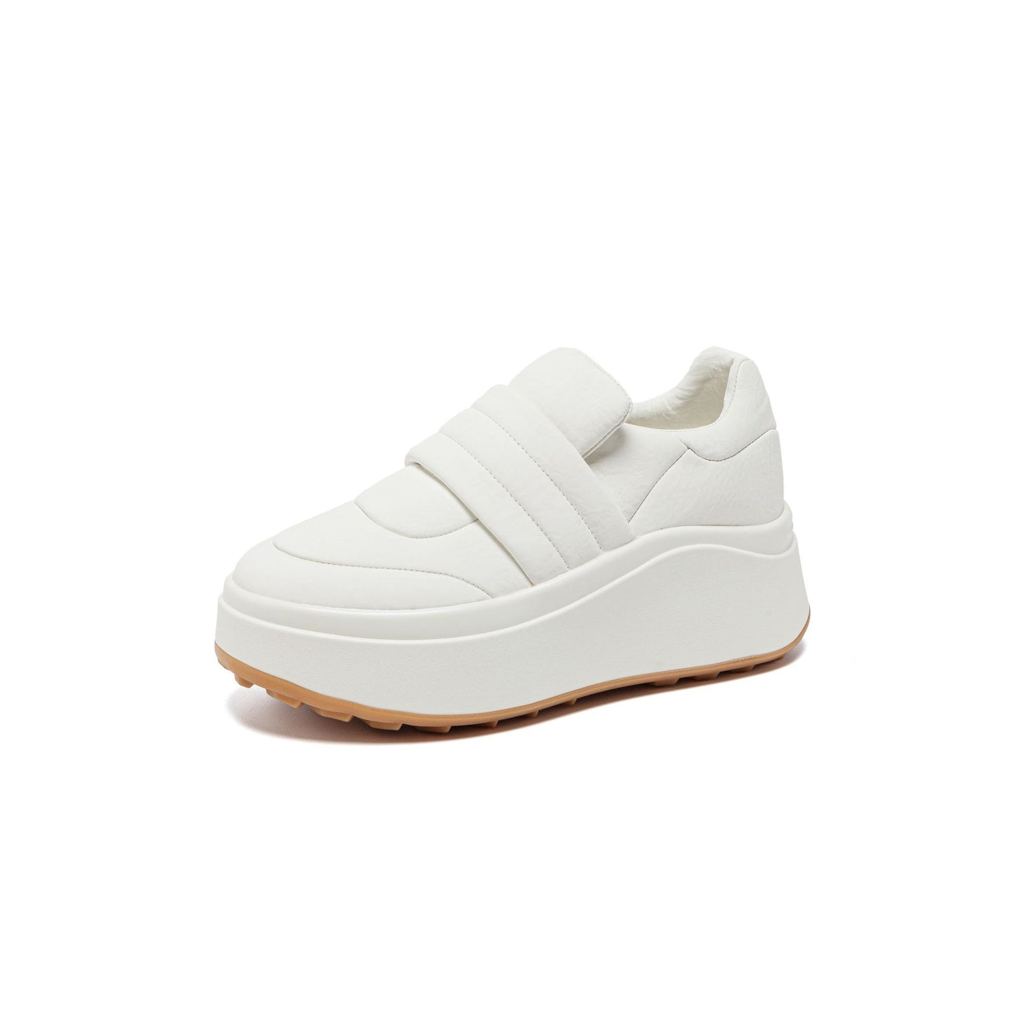 Women's Muffin Small Platform Lightweight Low Top Spring Hidden White Women's Sports Shoes