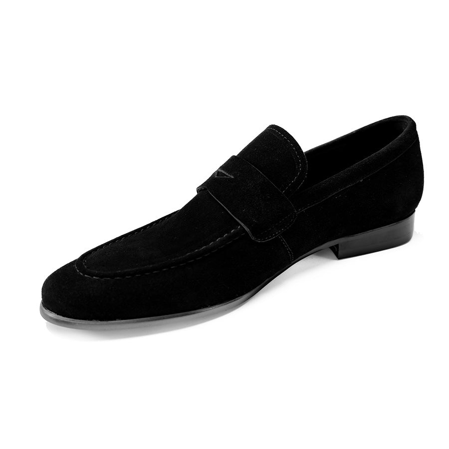 Men's Style Cow Split Business Slip-on Slip Loafers/doug Shoes