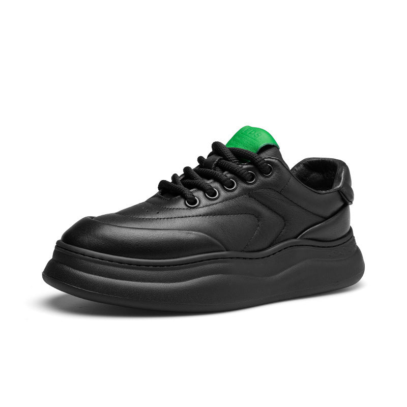 Men's Autumn Lightweight Platform White Sports Casual Shoes