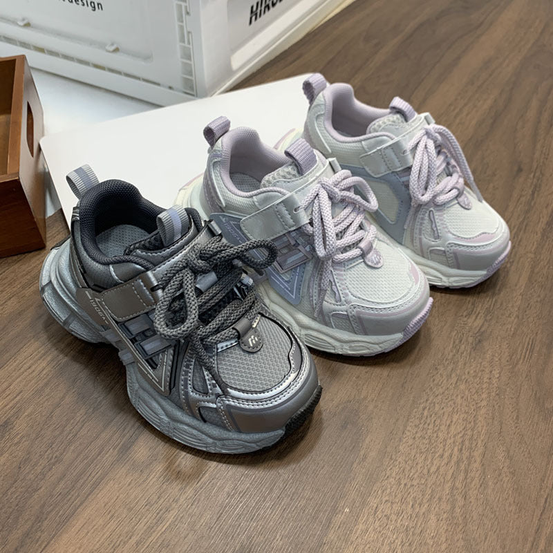 Children's Spring Boys Soft Bottom Lightweight Dad Versatile Children's Sports Shoes