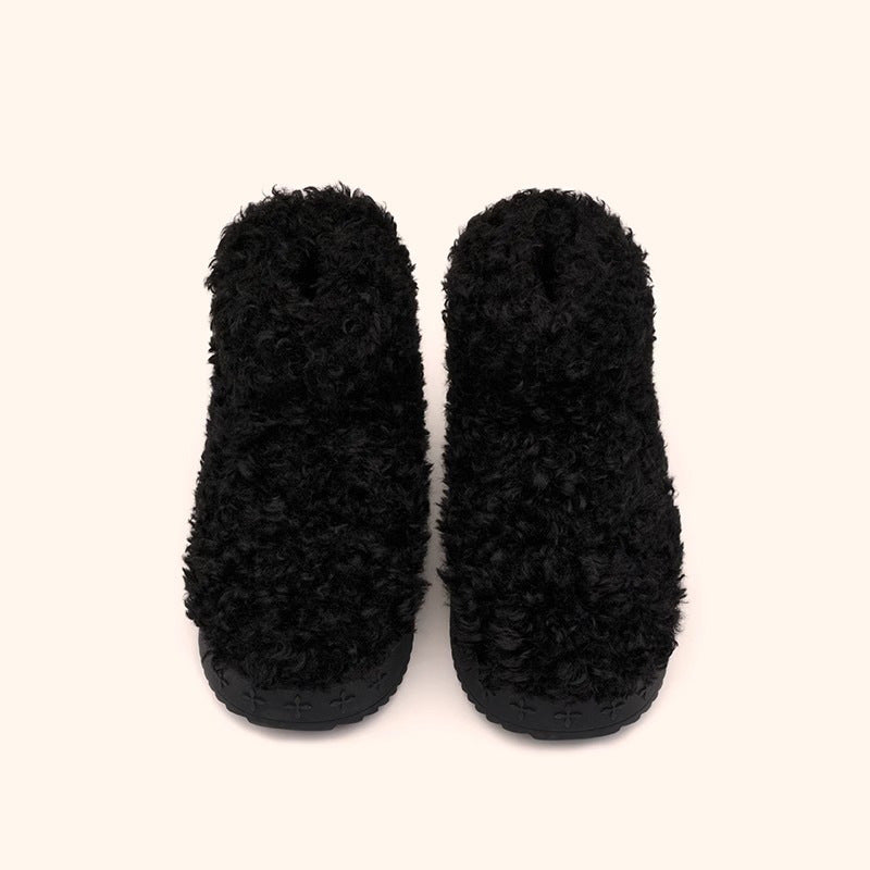 Fur Booties Plush Short Winter Thick Snow Boots