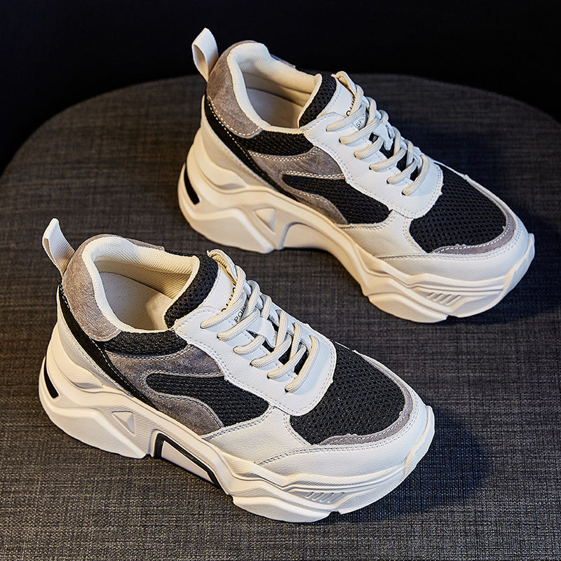 Women's Popular Platform Daddy Korean Autumn Invisible Casual Shoes