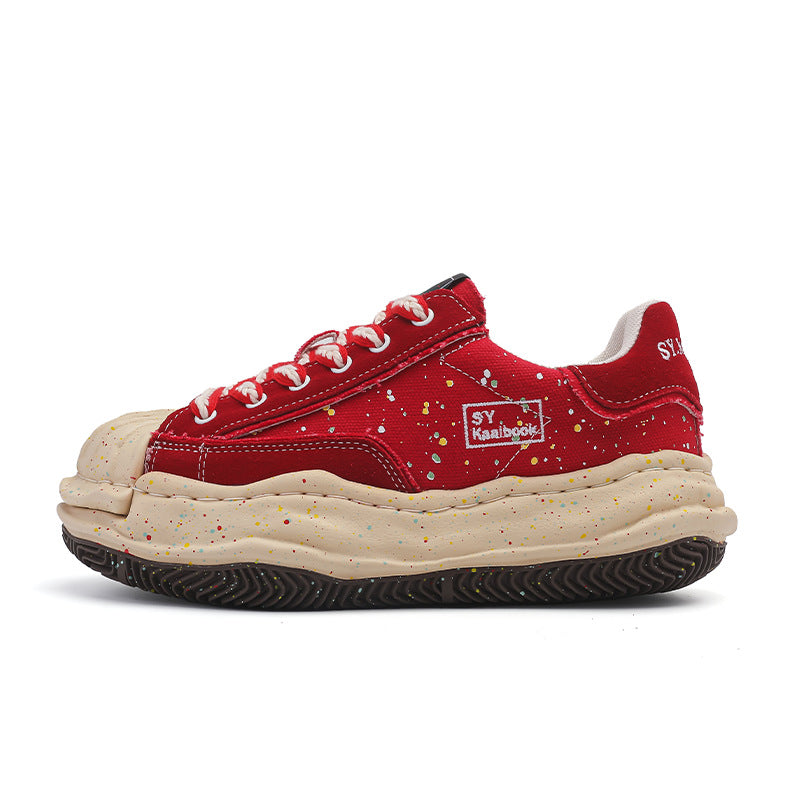 Women's & Men's National Fashion Design Dissoed Wheat Shell Men's Board Shoes