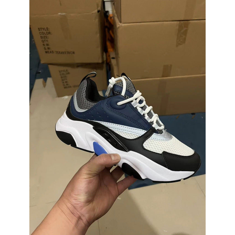 Women's & Men's Home Leisure Platform Fashion Retro Breathable Heightened Men's Sports Shoes