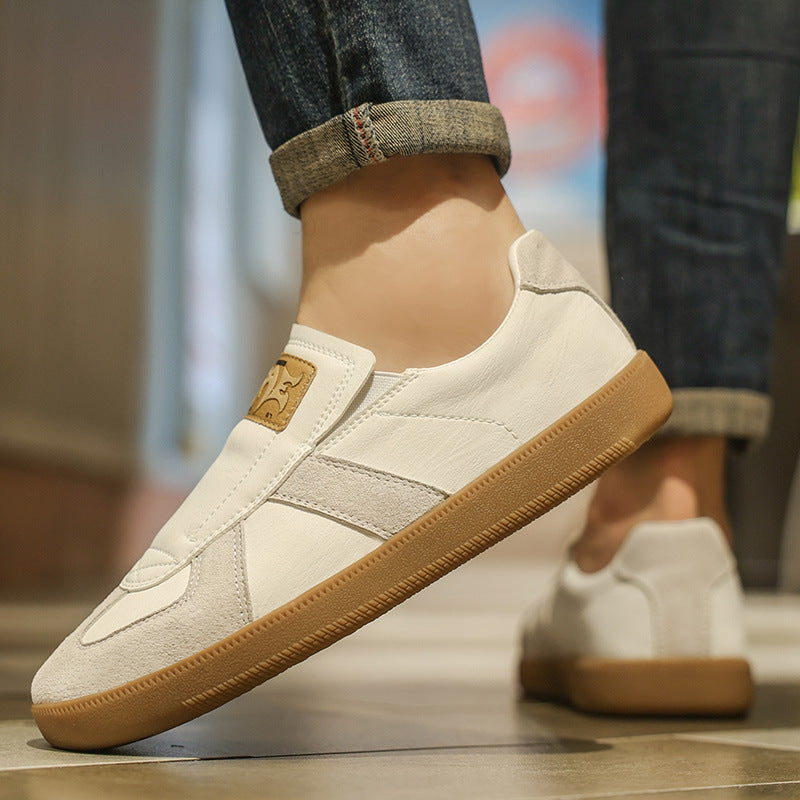 Men's Autumn Slip-on Lightweight Soft Sole Easy Wear Sports Moral Men's Shoes