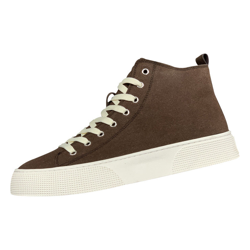 Men's Winter With Veet Warm Suede Genuine Men's Board Shoes
