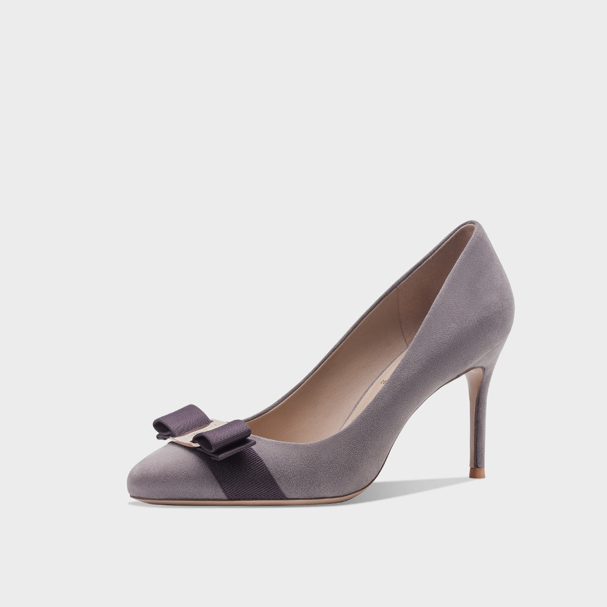 Women's French Gentle Bow Low-cut Stiletto Pumps Ancient Early Style Elegant Heels