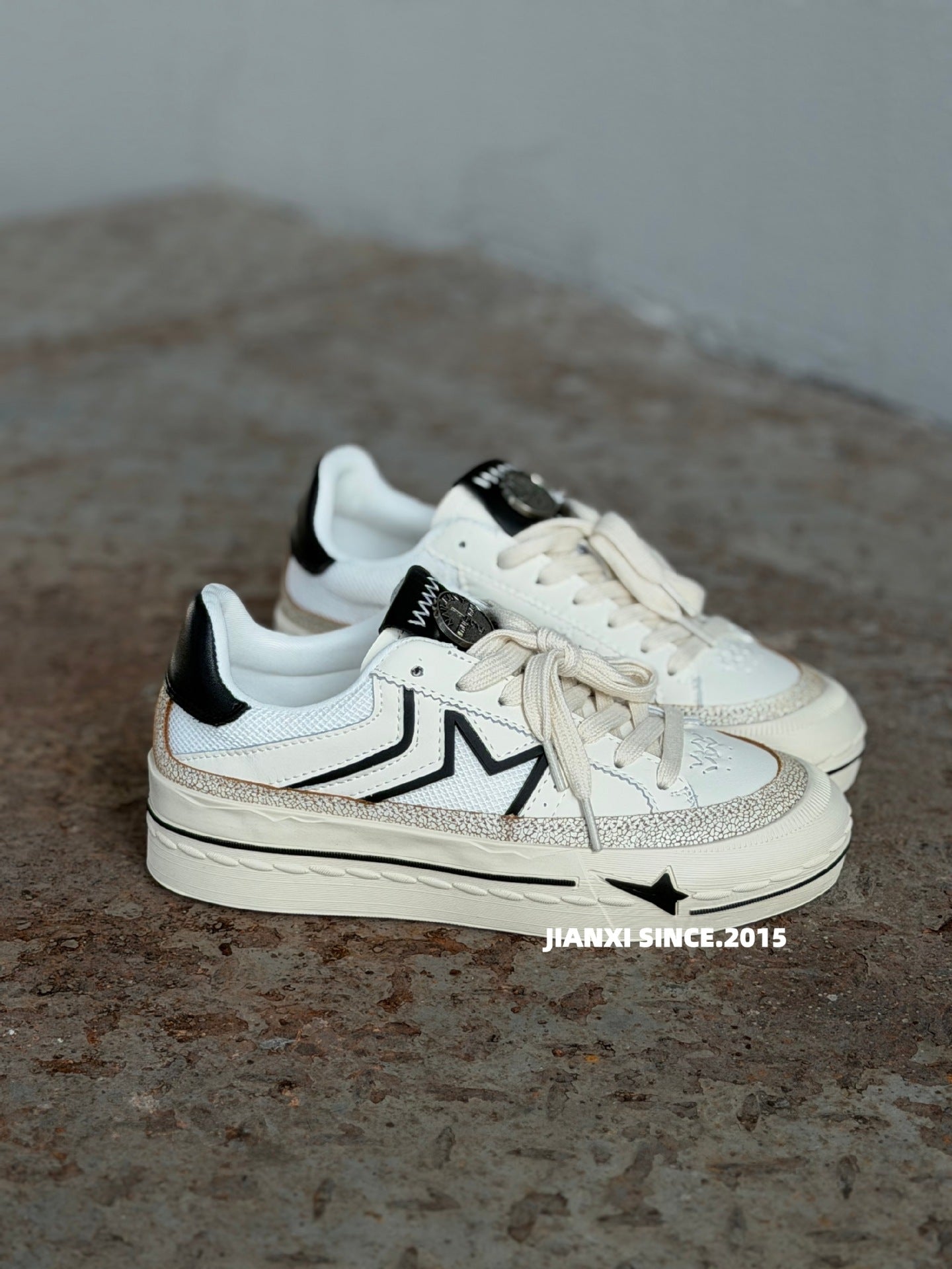 Women's Thick-soled Height Increasing Sports Spring White Casual Shoes