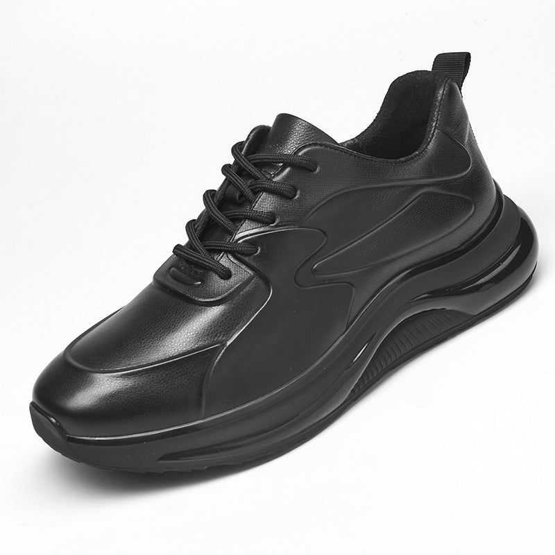 Men's Genuine Round Head Breathable Soft Bottom Sneakers