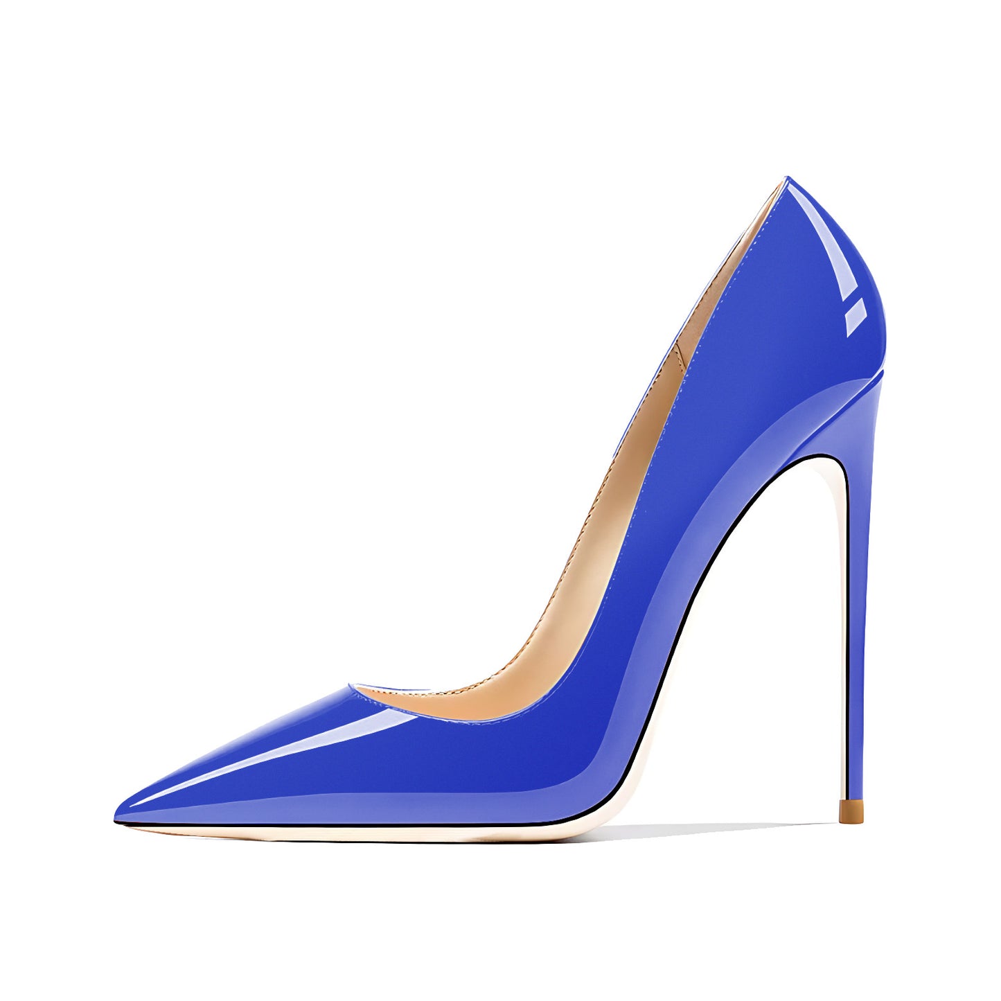 Upgraded Pointed Toe Shallow Mouth Patent Women's Fashion Shoes