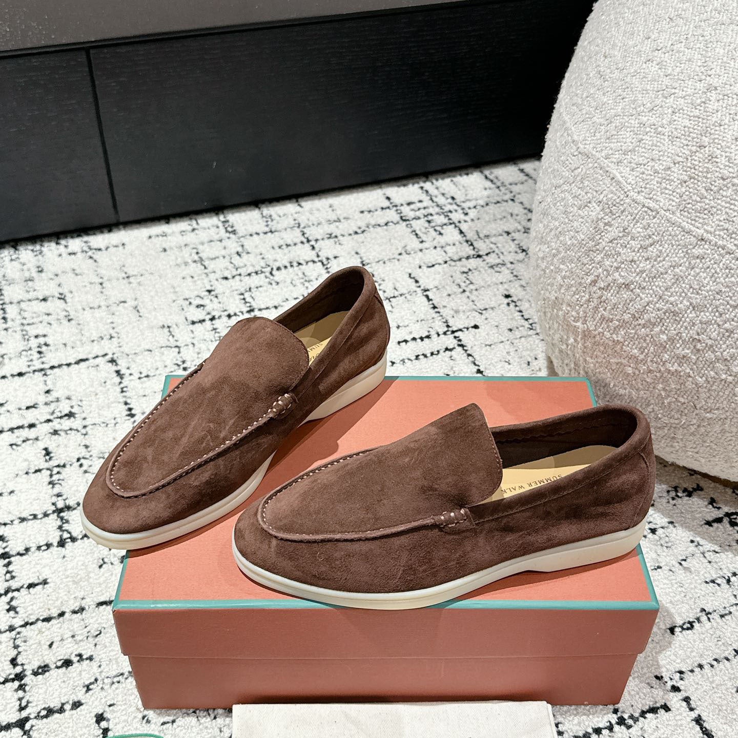 Men's Luxury Slip-on Flat Quality Genuine Loafers/doug Shoes