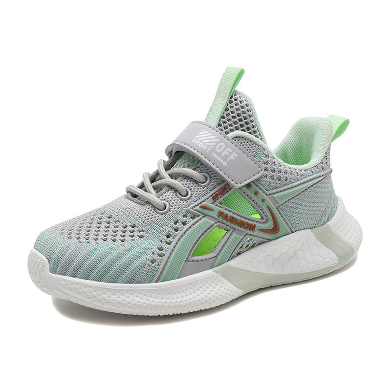 Women's & Men's Summer Single Mesh Fly Knit Medium Kid's Sneakers